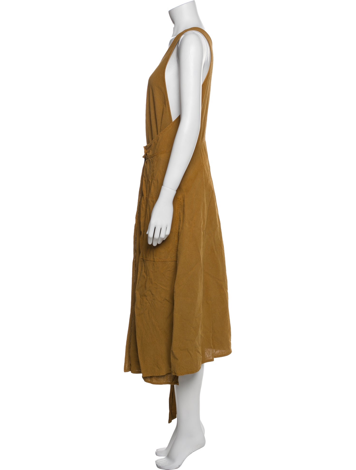 Black Crane Silk Long Dress