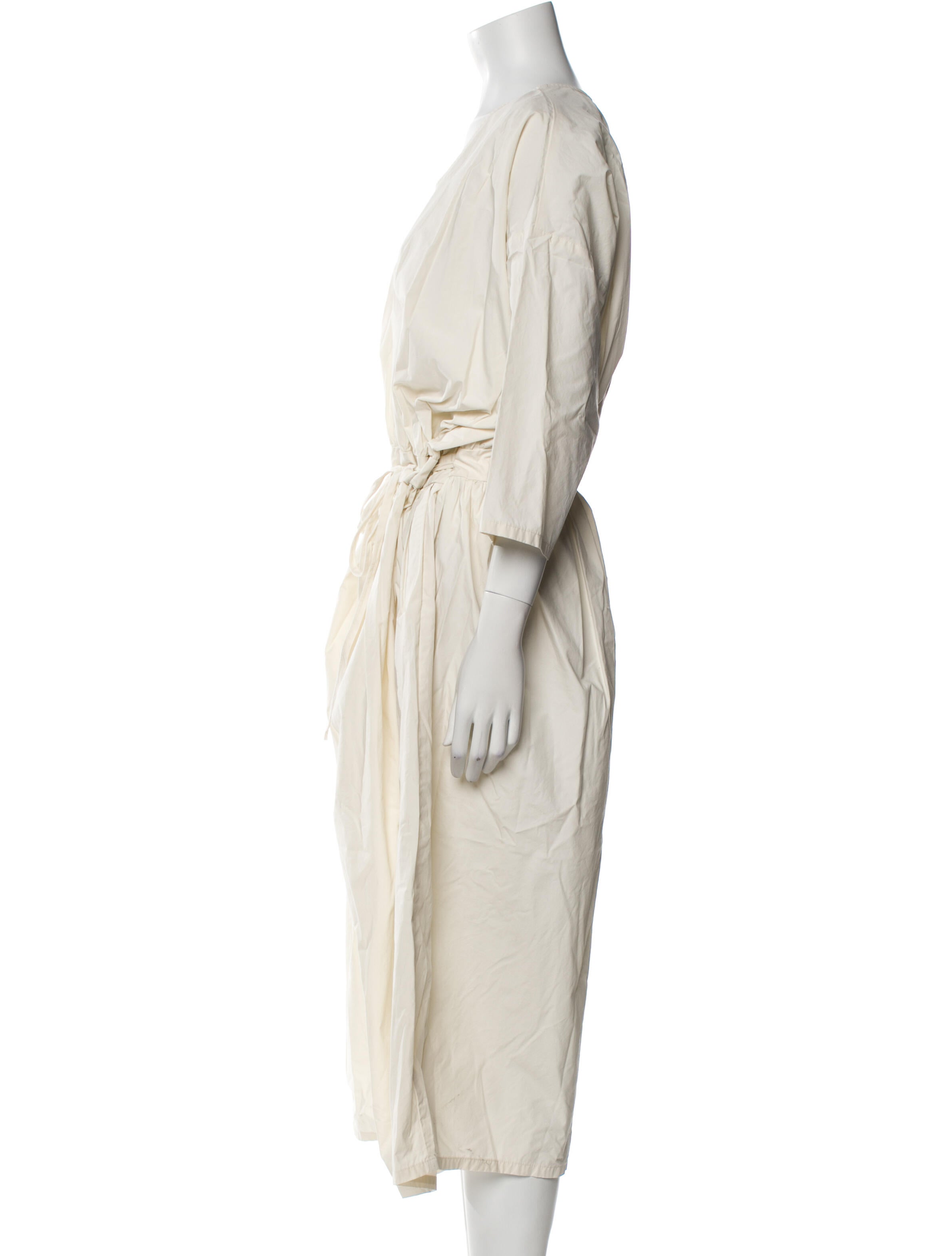 Black Crane Scoop Neck Jumpsuit