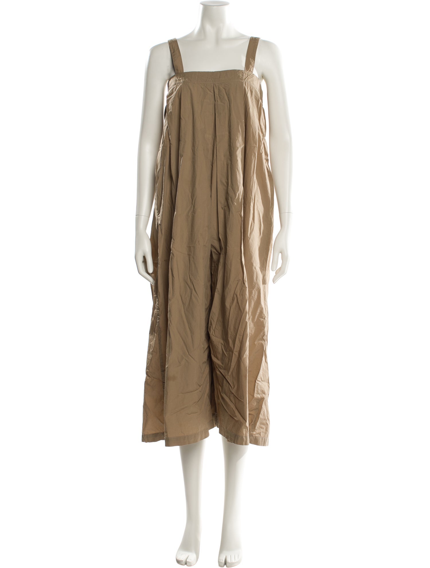 Black Crane Square Neckline Jumpsuit