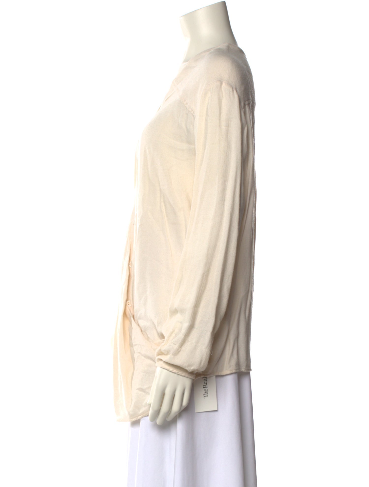 Black Crane V-Neck Sweater