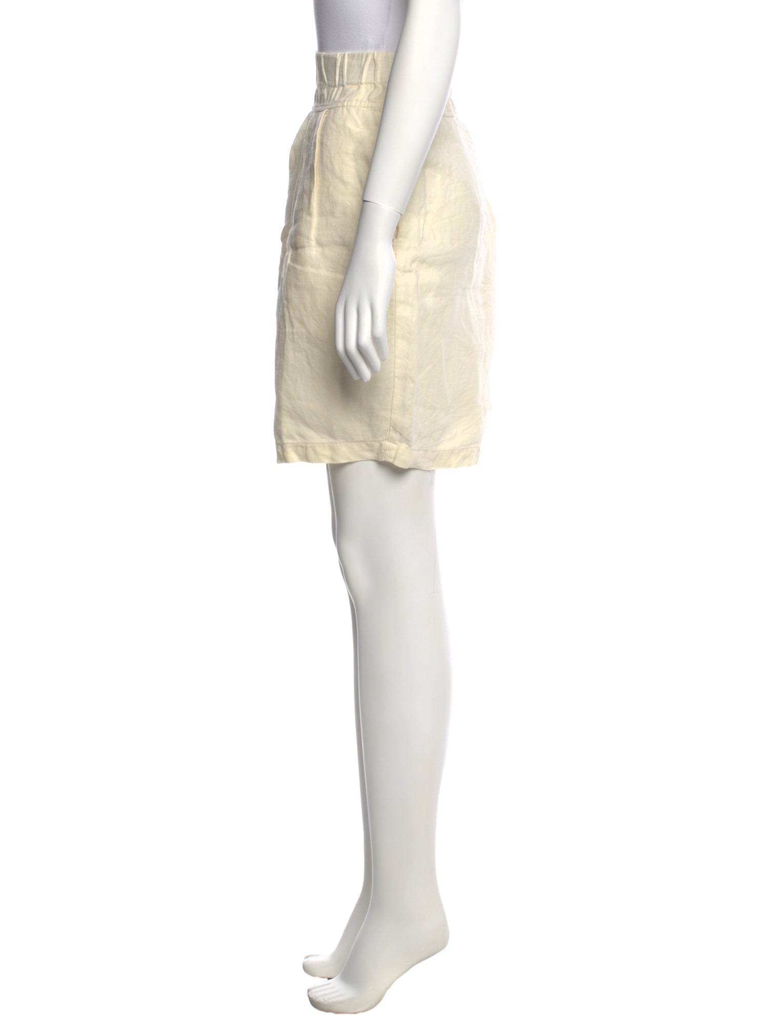 Black Crane Knee-Length Shorts