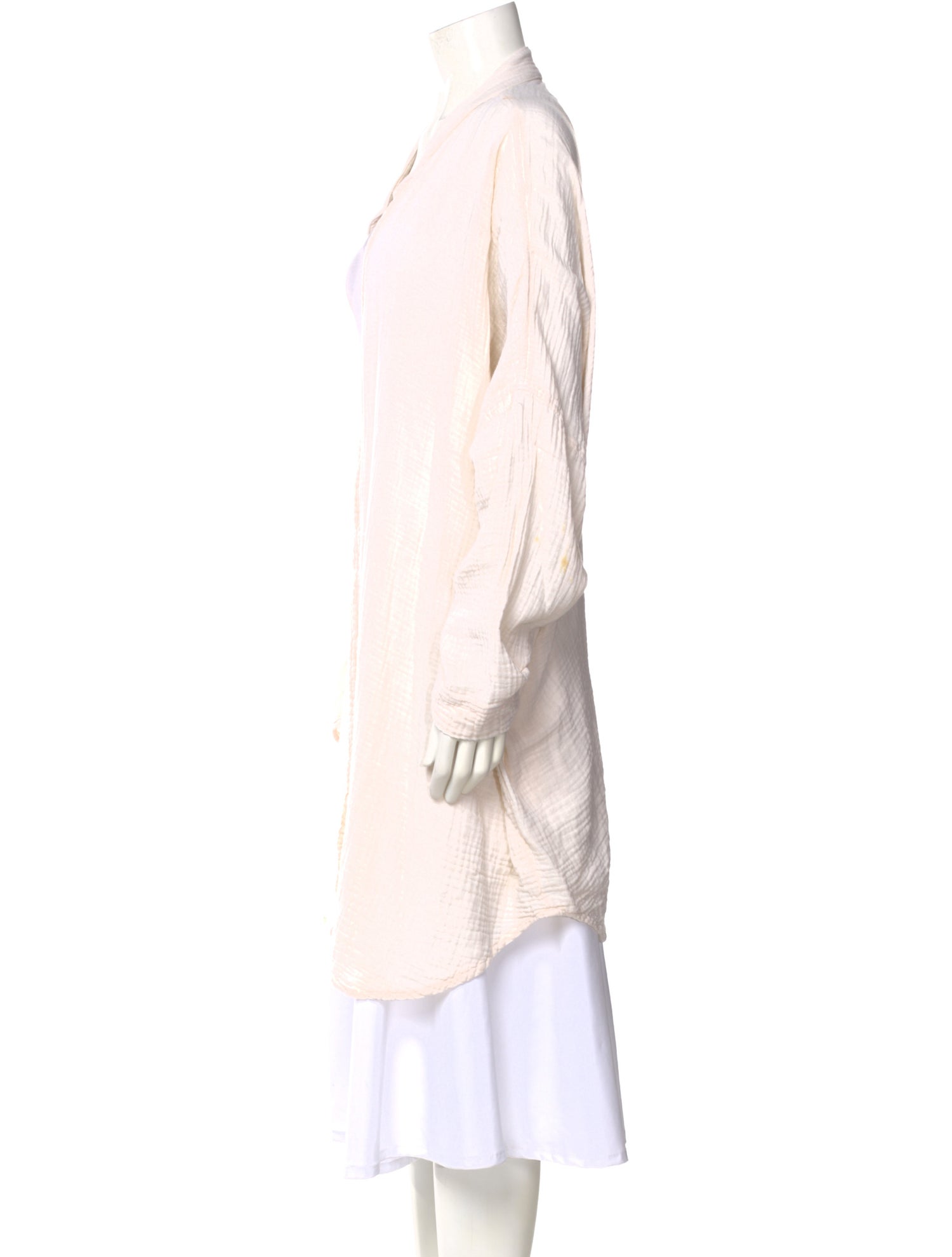 Black Crane Open Front Sweater