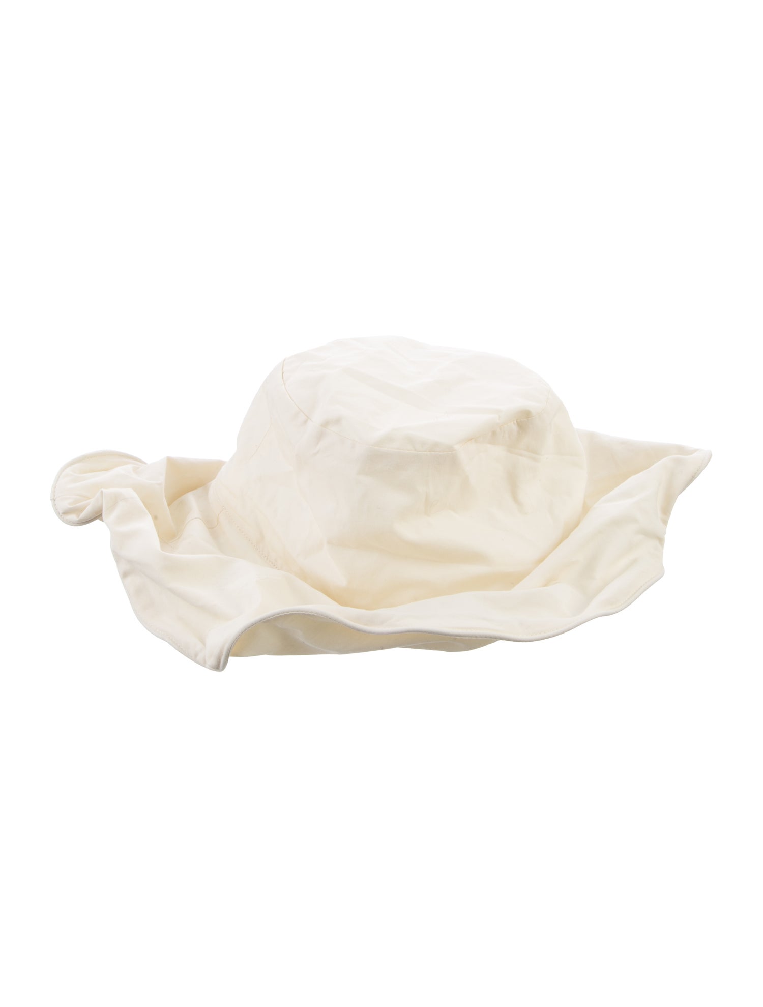 Black Crane Ruffle Bucket Hat