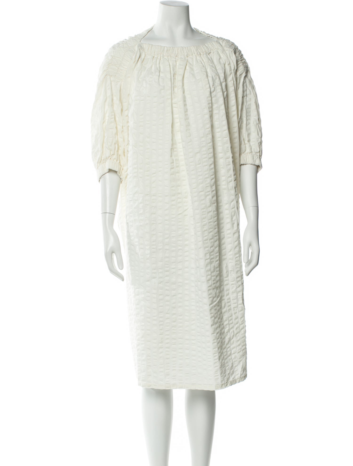 Black Crane Bateau Neckline Midi Length Dress w/ Tags