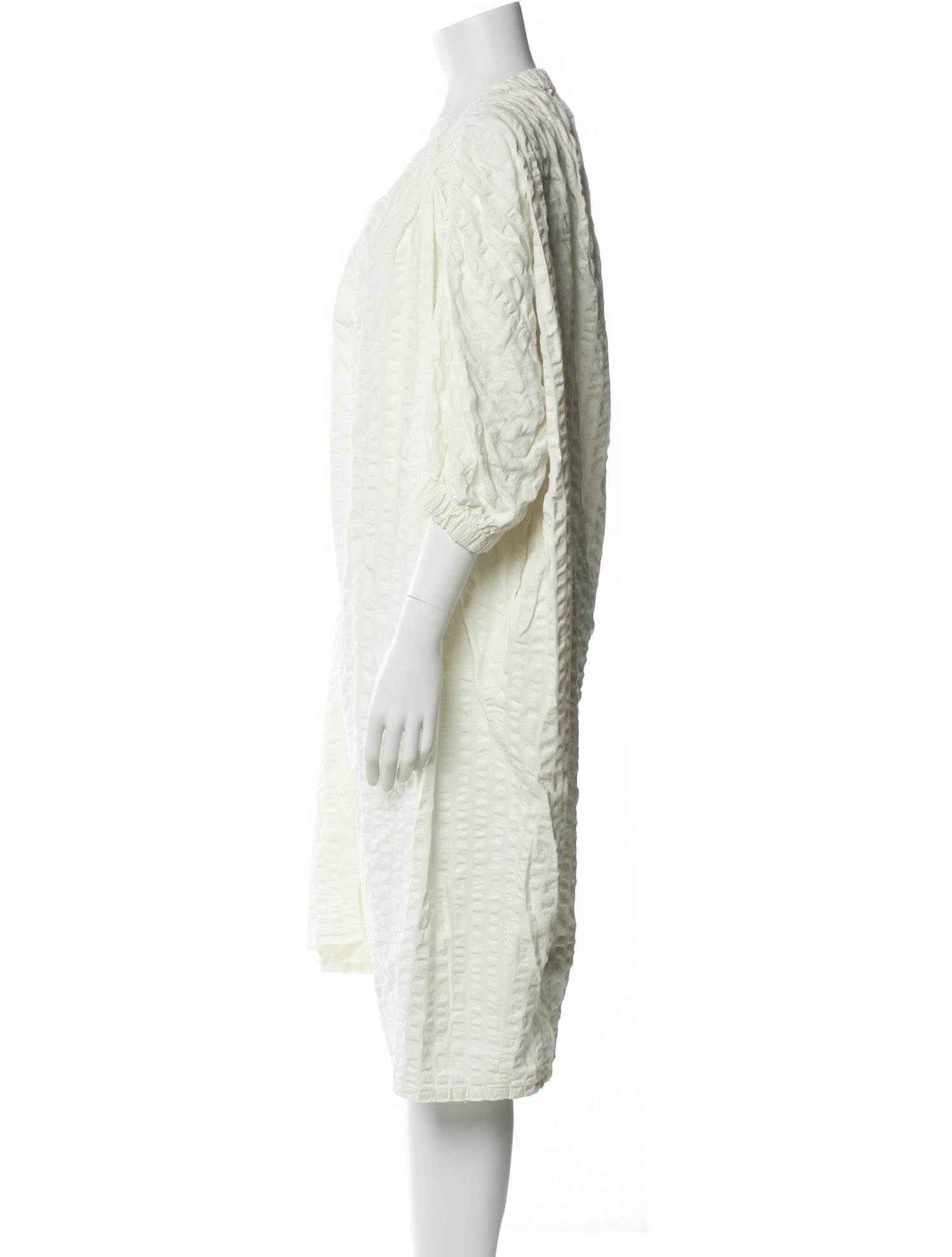 Black Crane Bateau Neckline Midi Length Dress w/ Tags