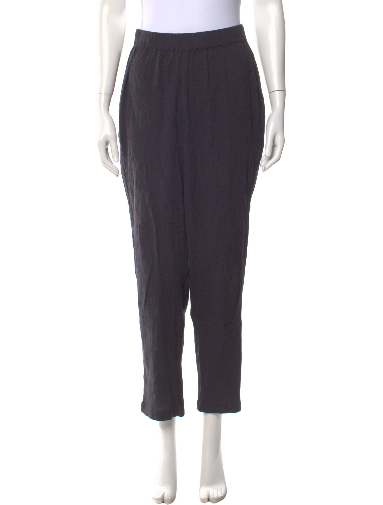 Black Crane Straight Leg Pants