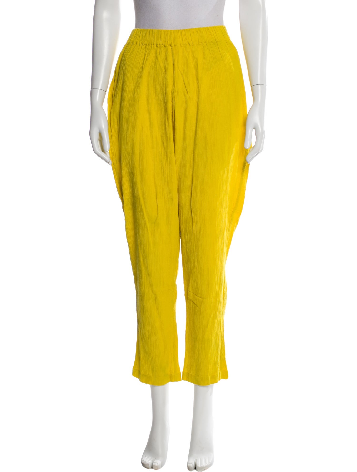 Black Crane Straight Leg Pants