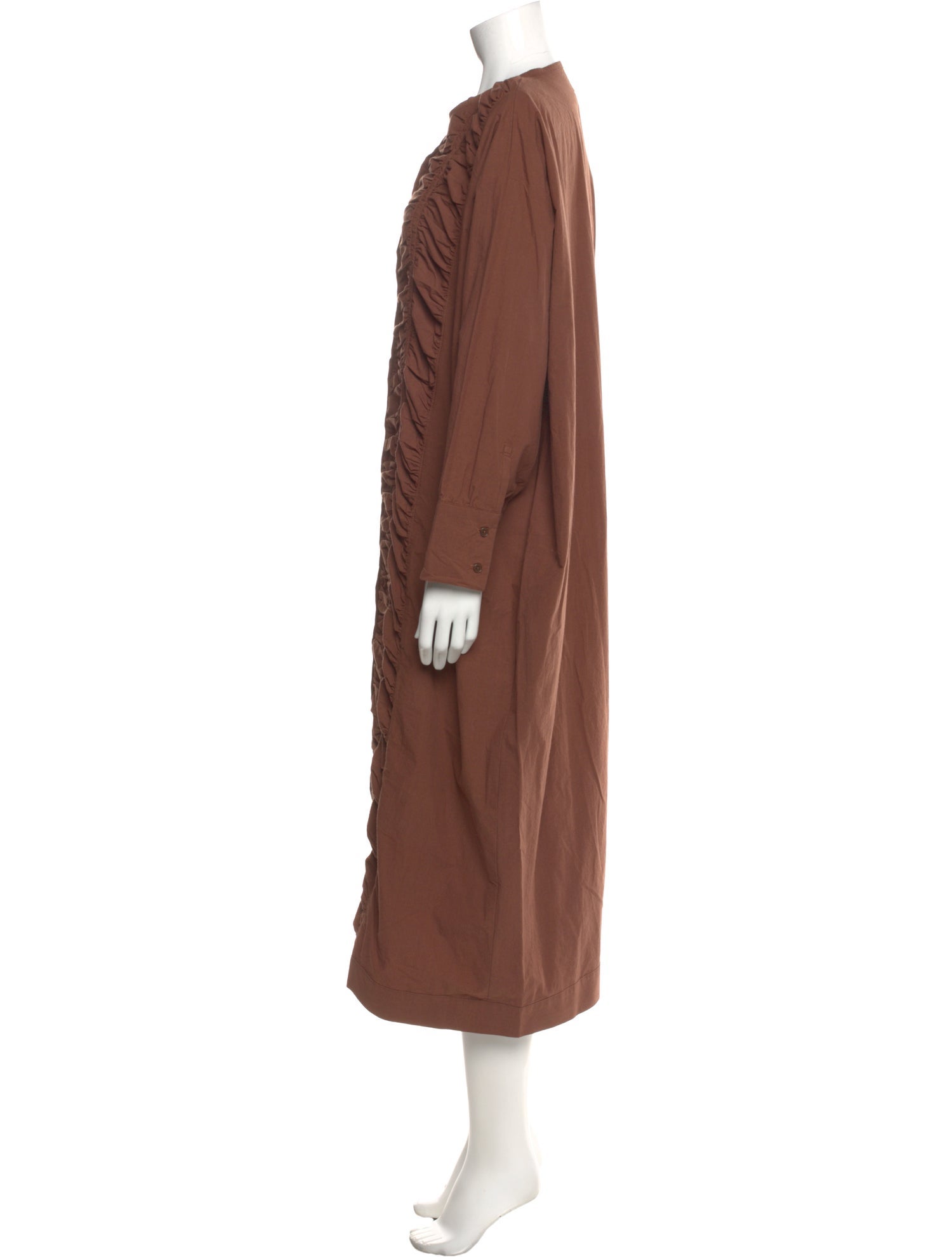 Black Crane Crew Neck Midi Length Dress w/ Tags