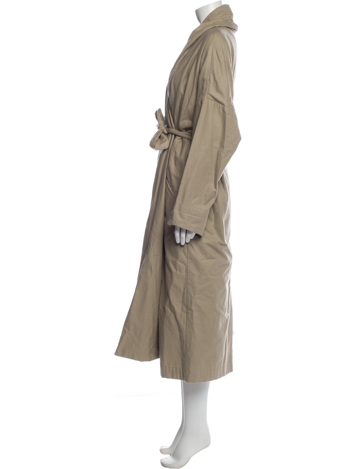 Black Crane Trench Coat