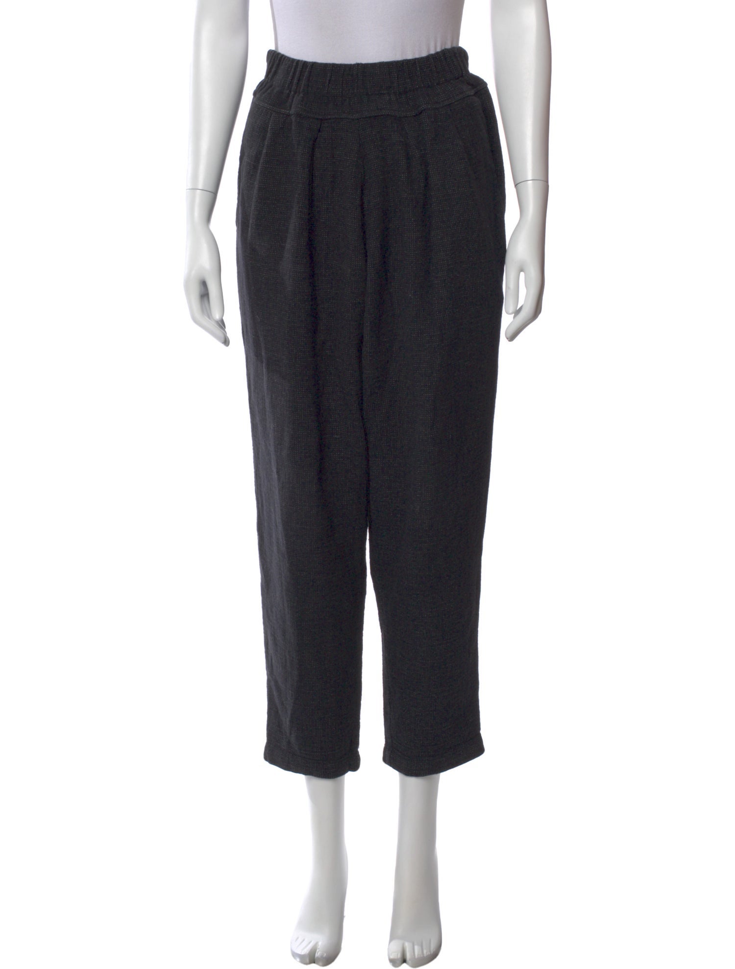 Black Crane Straight Leg Pants