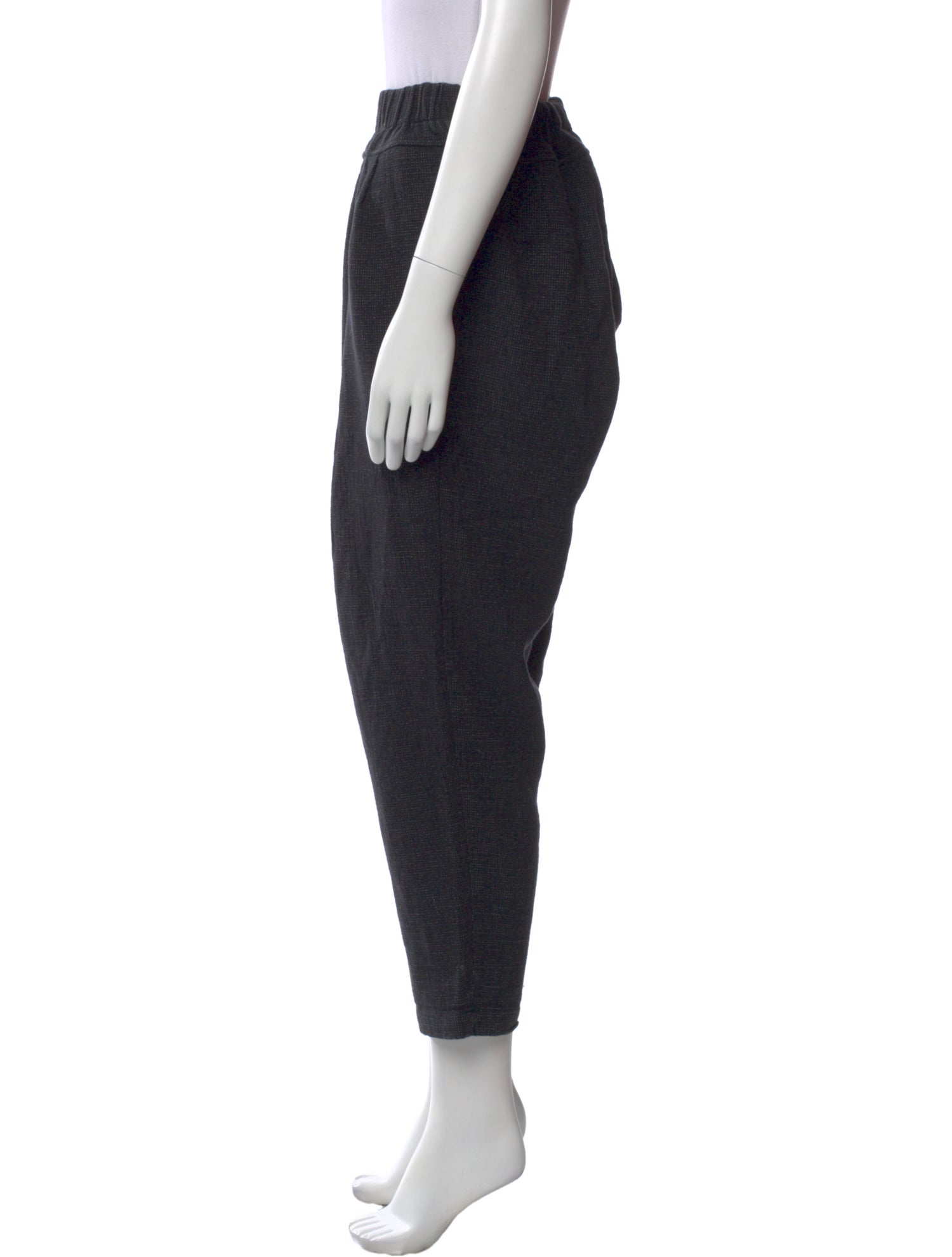 Black Crane Straight Leg Pants