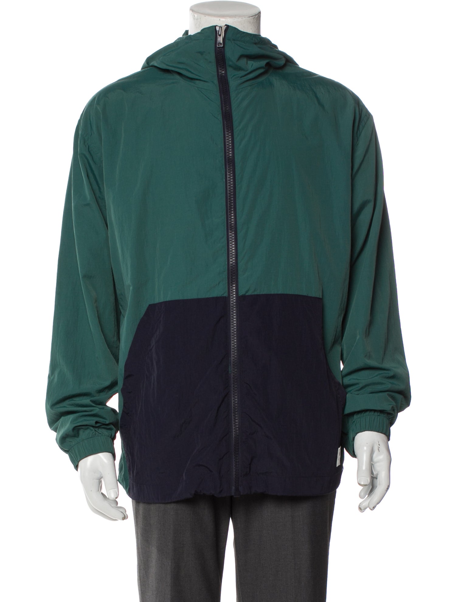 Wood Wood Colorblock Pattern Windbreaker w/ Tags