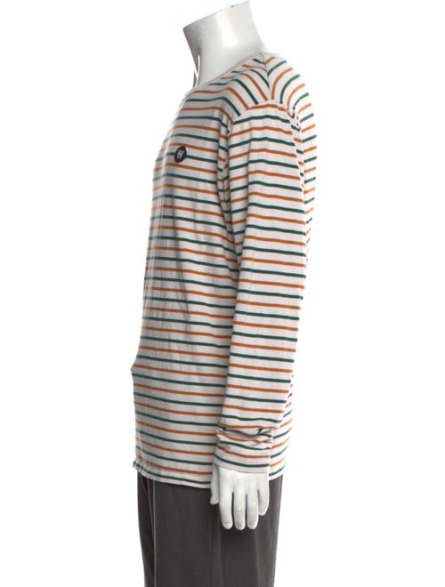 Wood Wood Striped Crew Neck T-Shirt