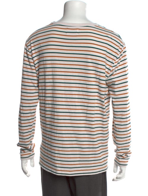 Wood Wood Striped Crew Neck T-Shirt