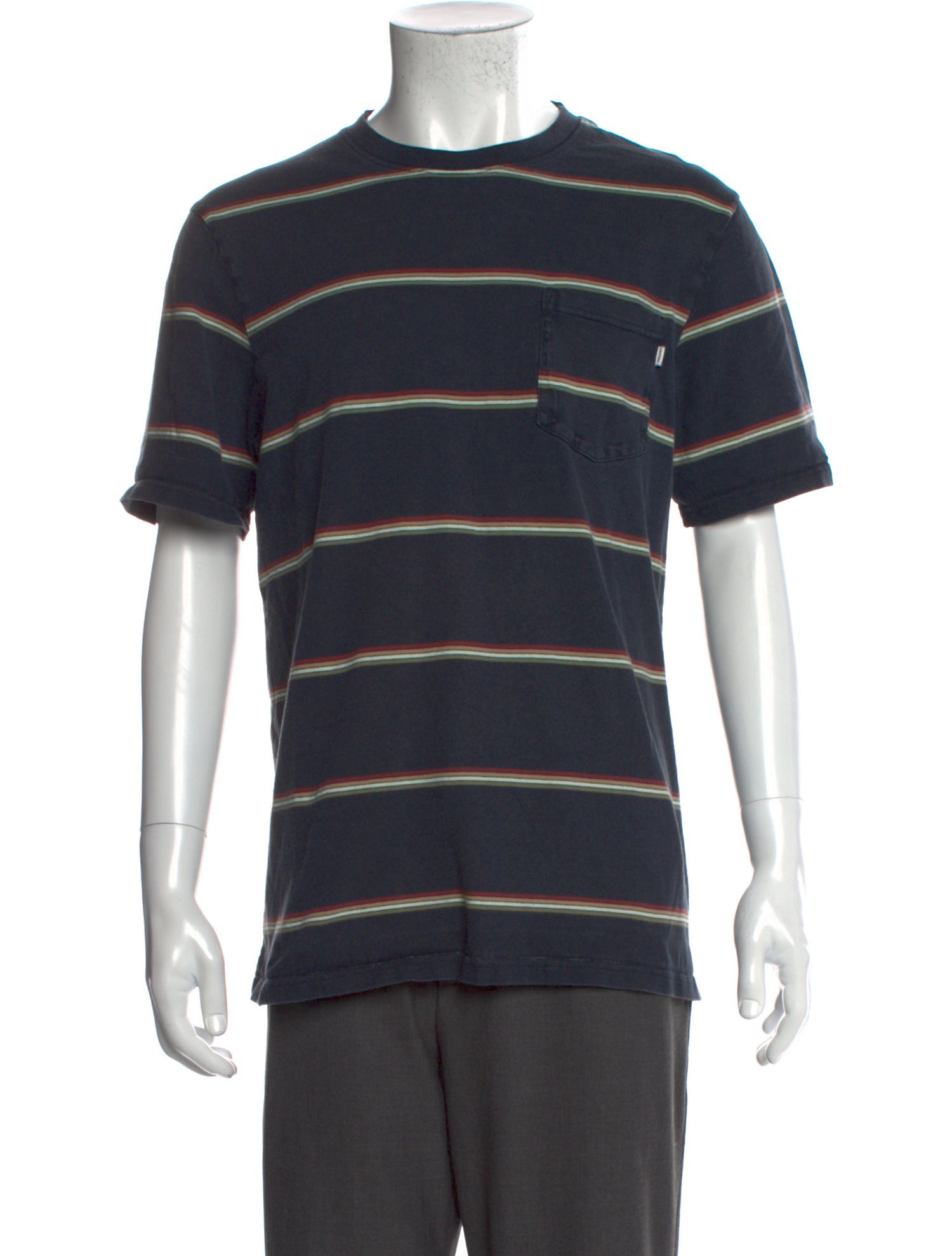 Wood Wood Striped Crew Neck T-Shirt