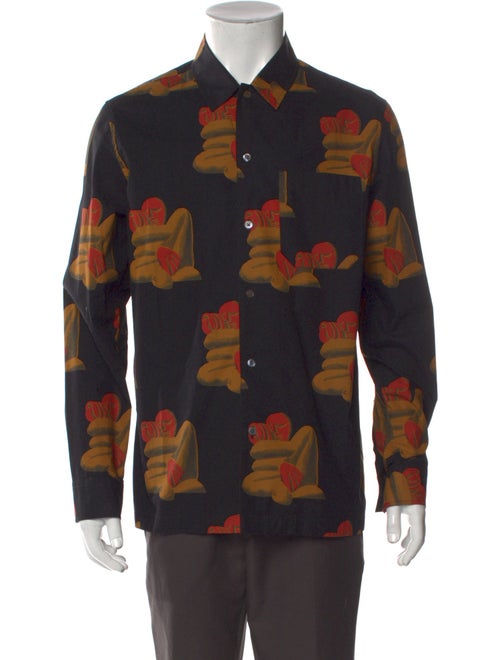 Wood Wood Printed Long Sleeve Shirt