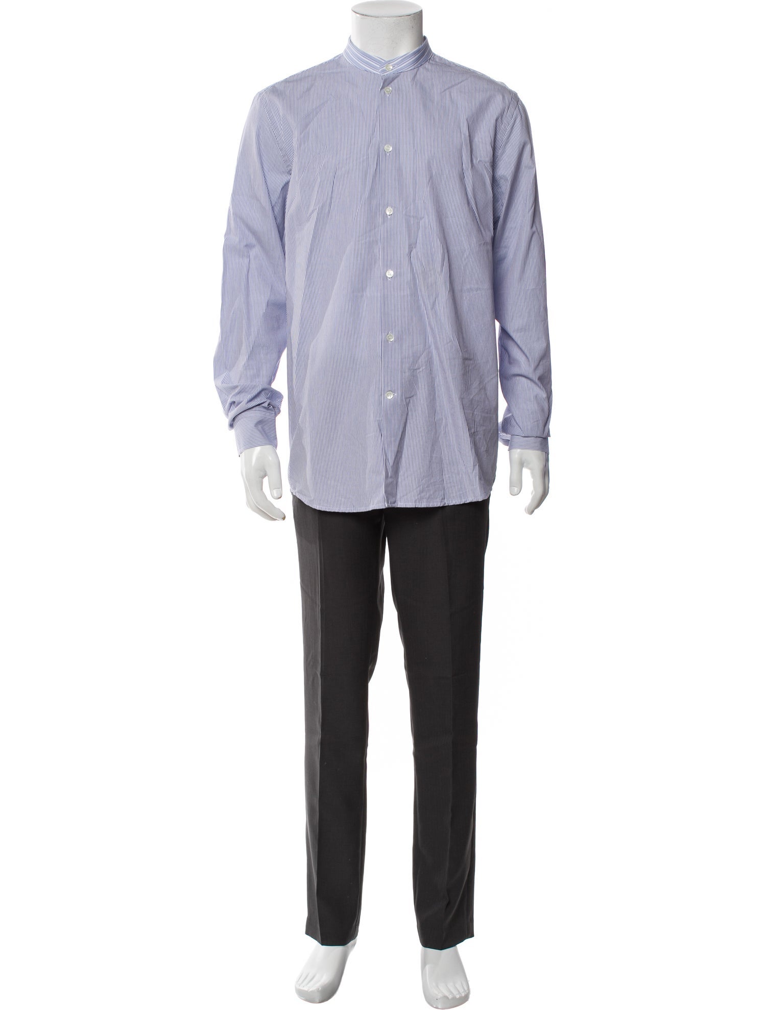 Wood Wood Striped Long Sleeve Dress Shirt w/ Tags