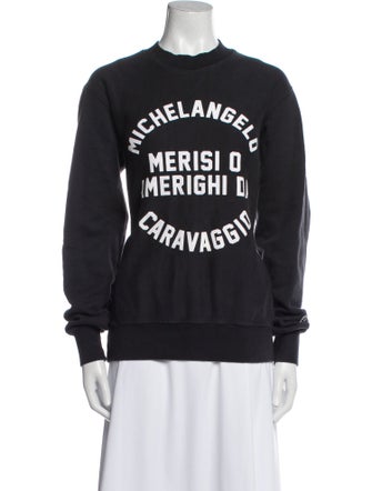 Wood Wood Graphic Print Crew Neck Sweatshirt