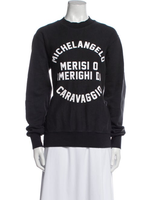 Wood Wood Graphic Print Crew Neck Sweatshirt