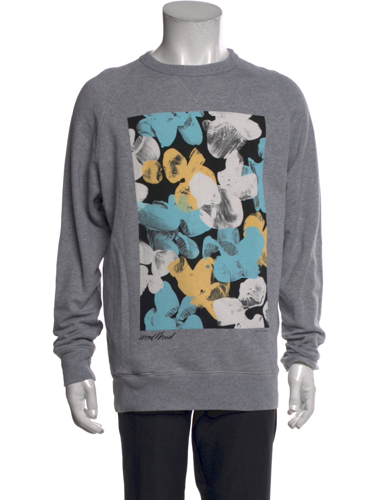 Wood Wood Graphic Print Crew Neck Sweatshirt