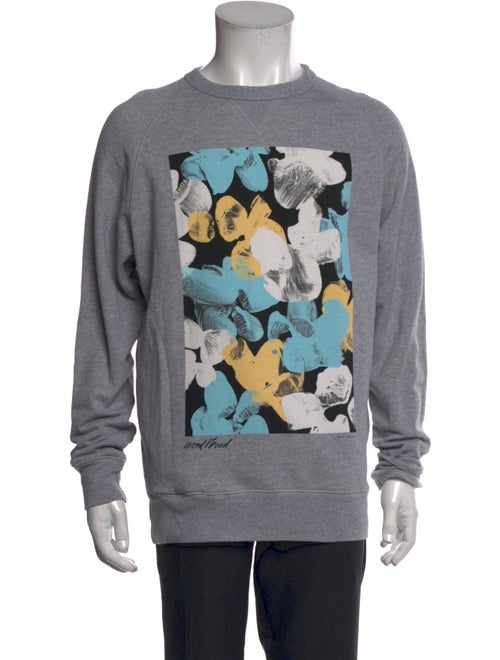 Wood Wood Graphic Print Crew Neck Sweatshirt