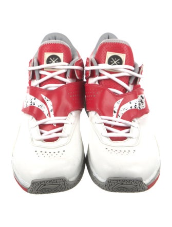 Li-Ning Leather Printed Sneakers