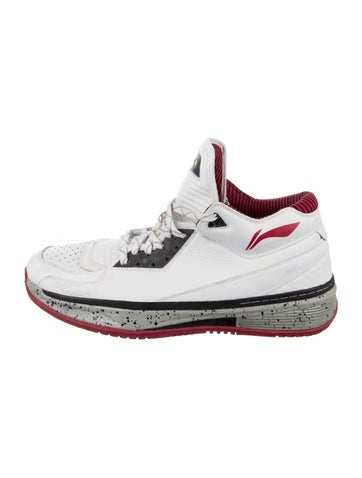 Way of Wade Sneakers Leather Printed Athletic 17