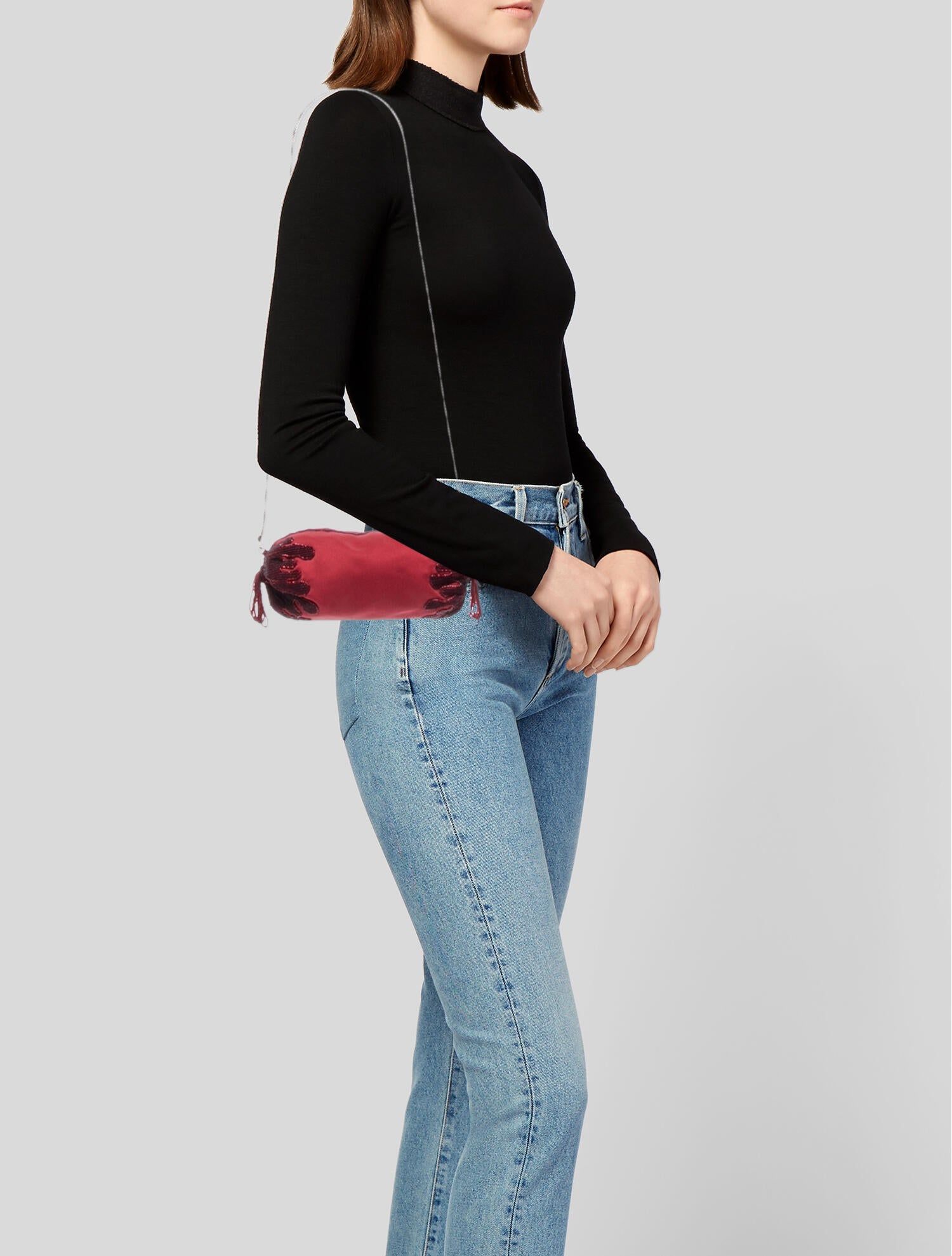 Walborg Satin Crossbody Bag