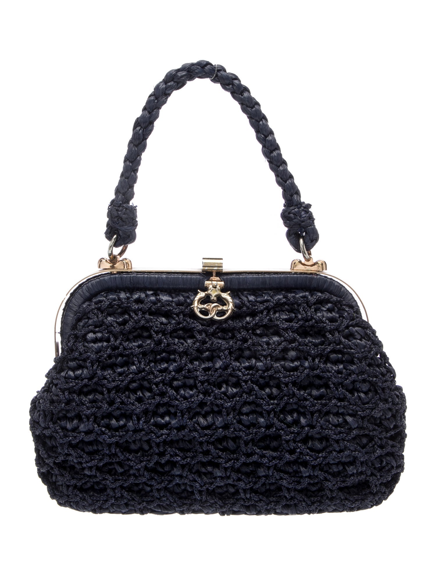 Walborg Raffia Top Handle Bag