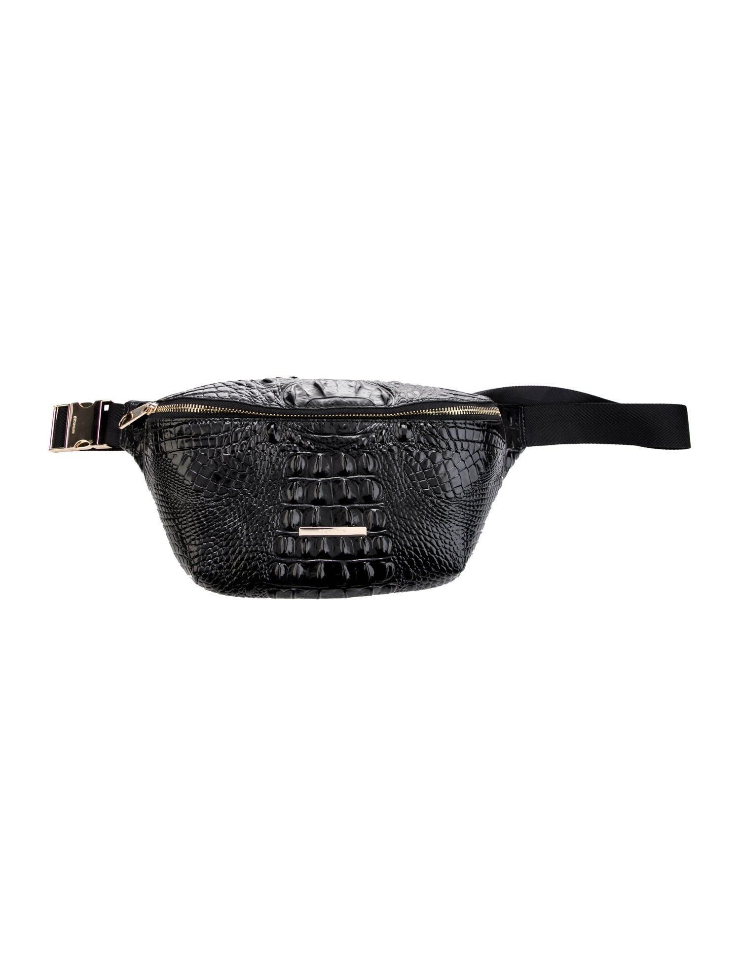 Abra Embossed Leather Belt Bag