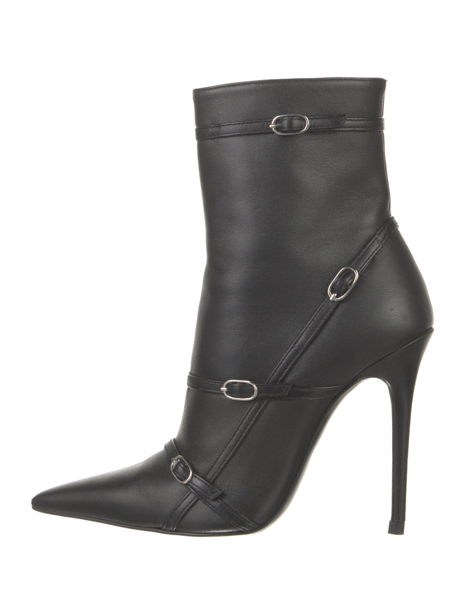 Abra Leather Moto Boots