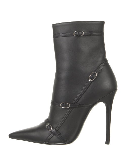 Abra Leather Moto Boots