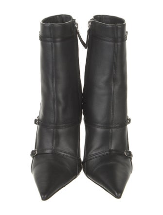 Abra Leather Moto Boots