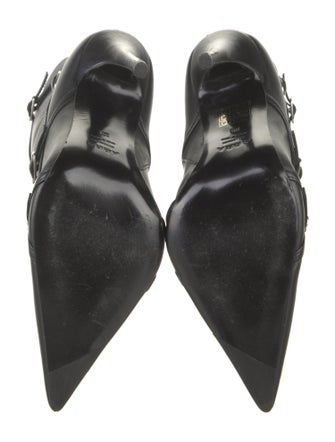 Abra Leather Moto Boots