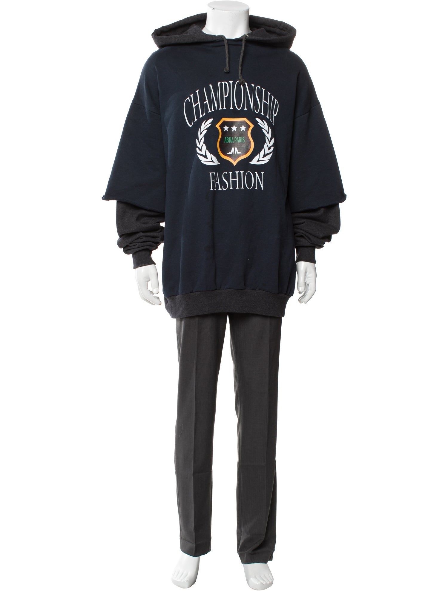 Abra Graphic Print Crew Neck Hoodie