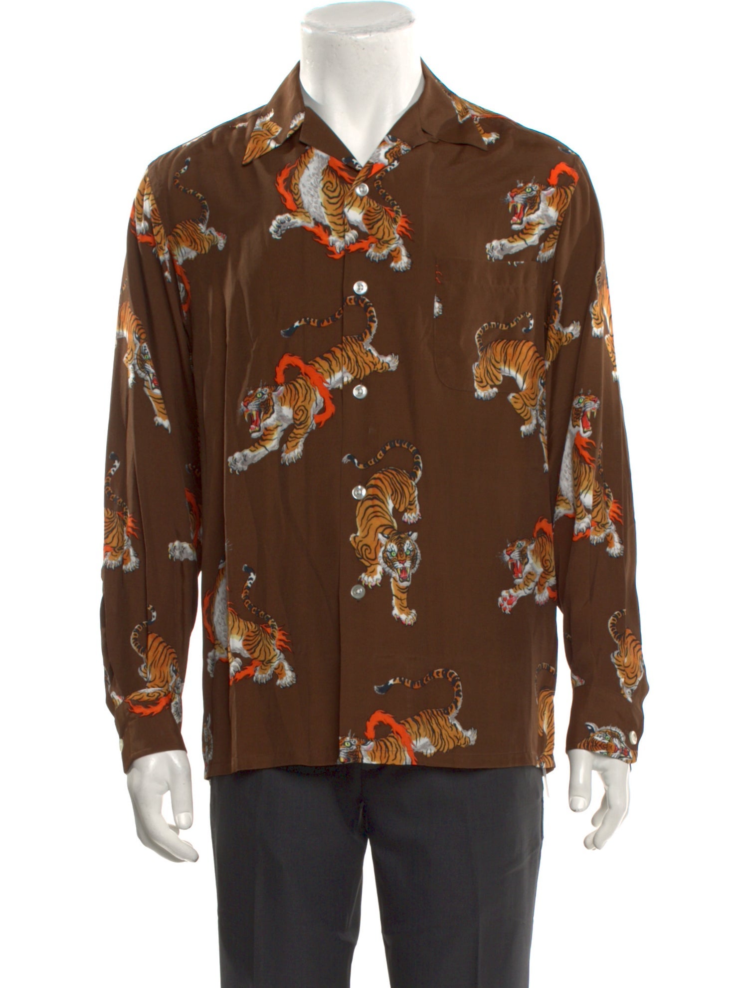 Wacko Maria Guilty Parties Printed Long Sleeve Shirt