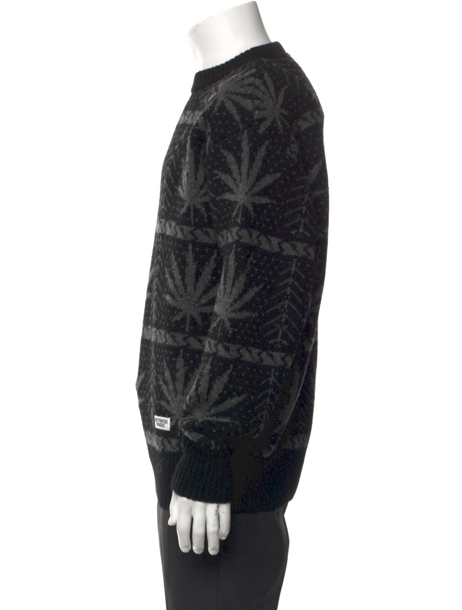 Wacko Maria Guilty Parties Wool Printed Pullover w/ Tags