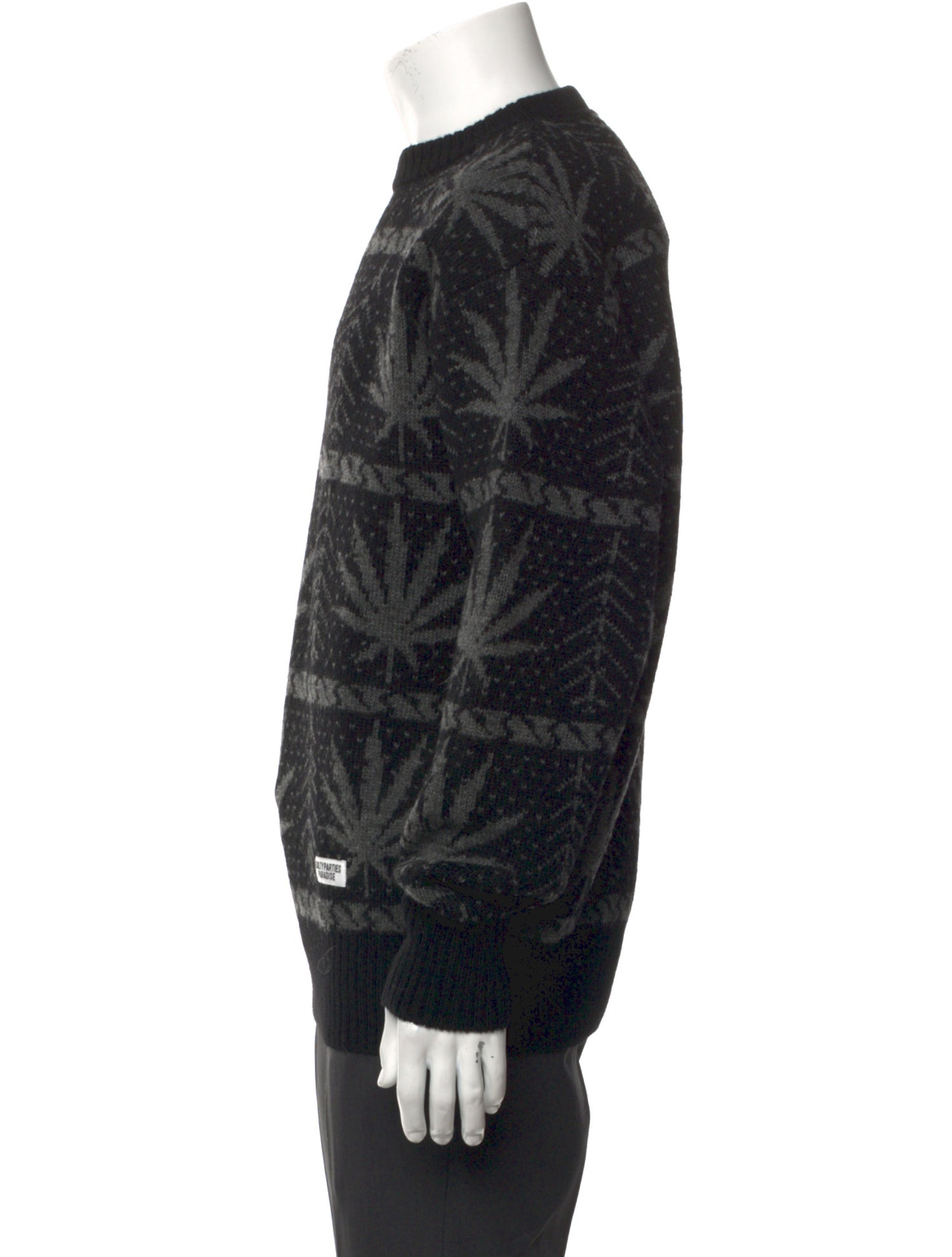 Wacko Maria Guilty Parties Wool Printed Pullover w/ Tags