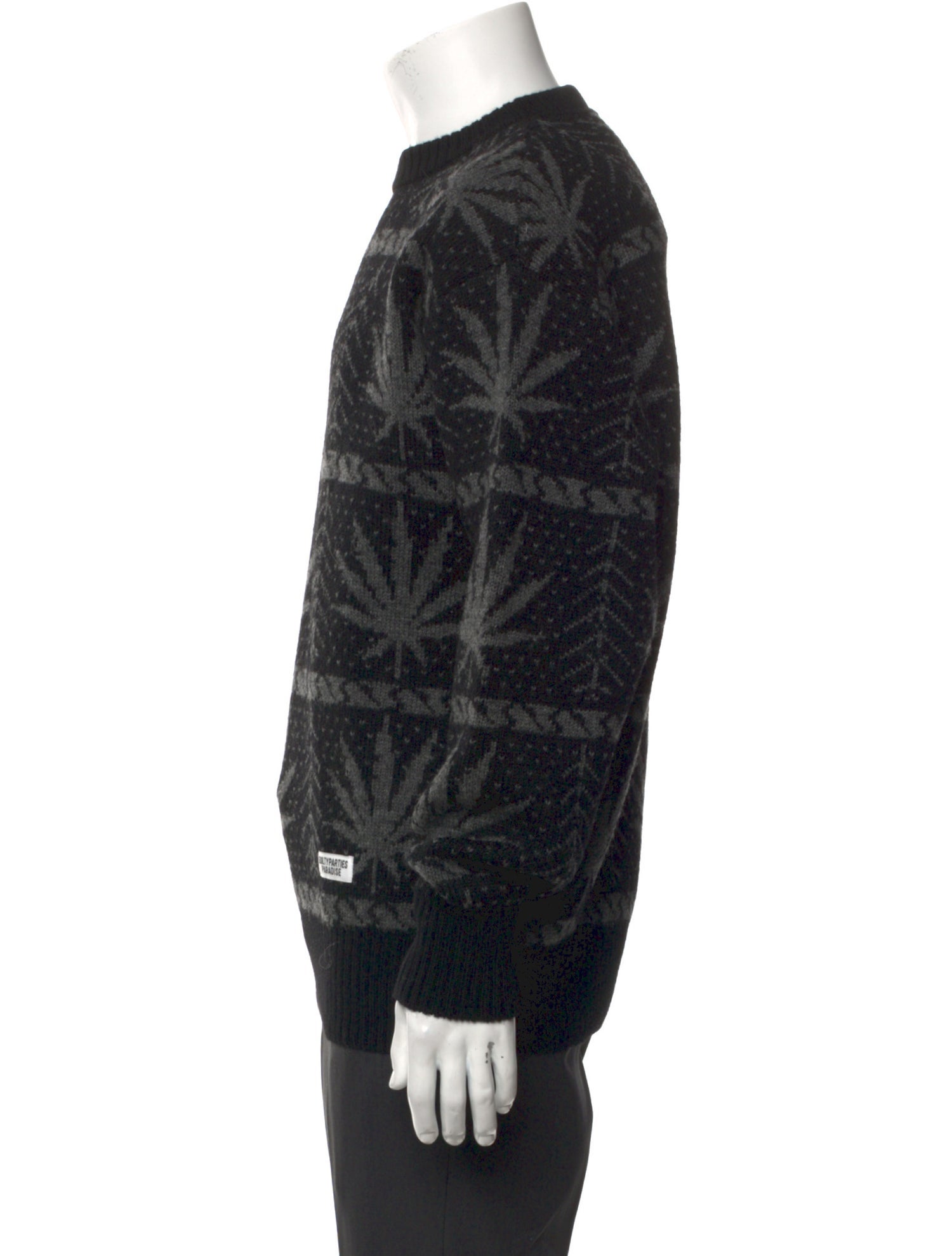 Wacko Maria Guilty Parties Wool Printed Pullover w/ Tags