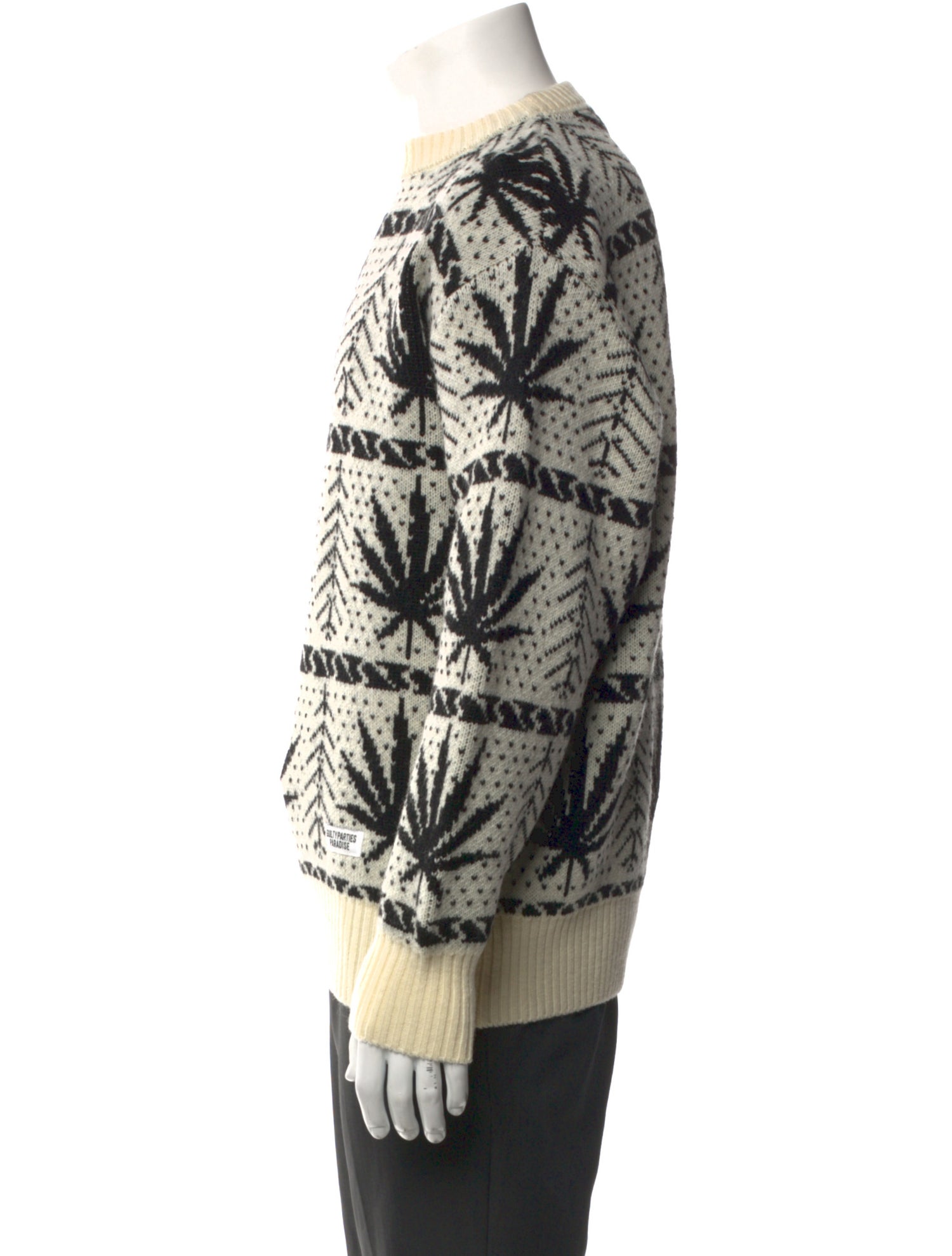 Wacko Maria Guilty Parties Wool Printed Pullover w/ Tags