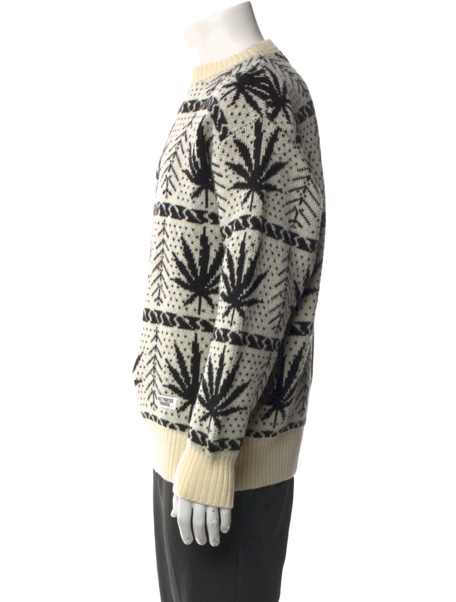 Wacko Maria Guilty Parties Wool Printed Pullover w/ Tags