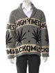 Wacko Maria Guilty Parties Wool Printed Cardigan
