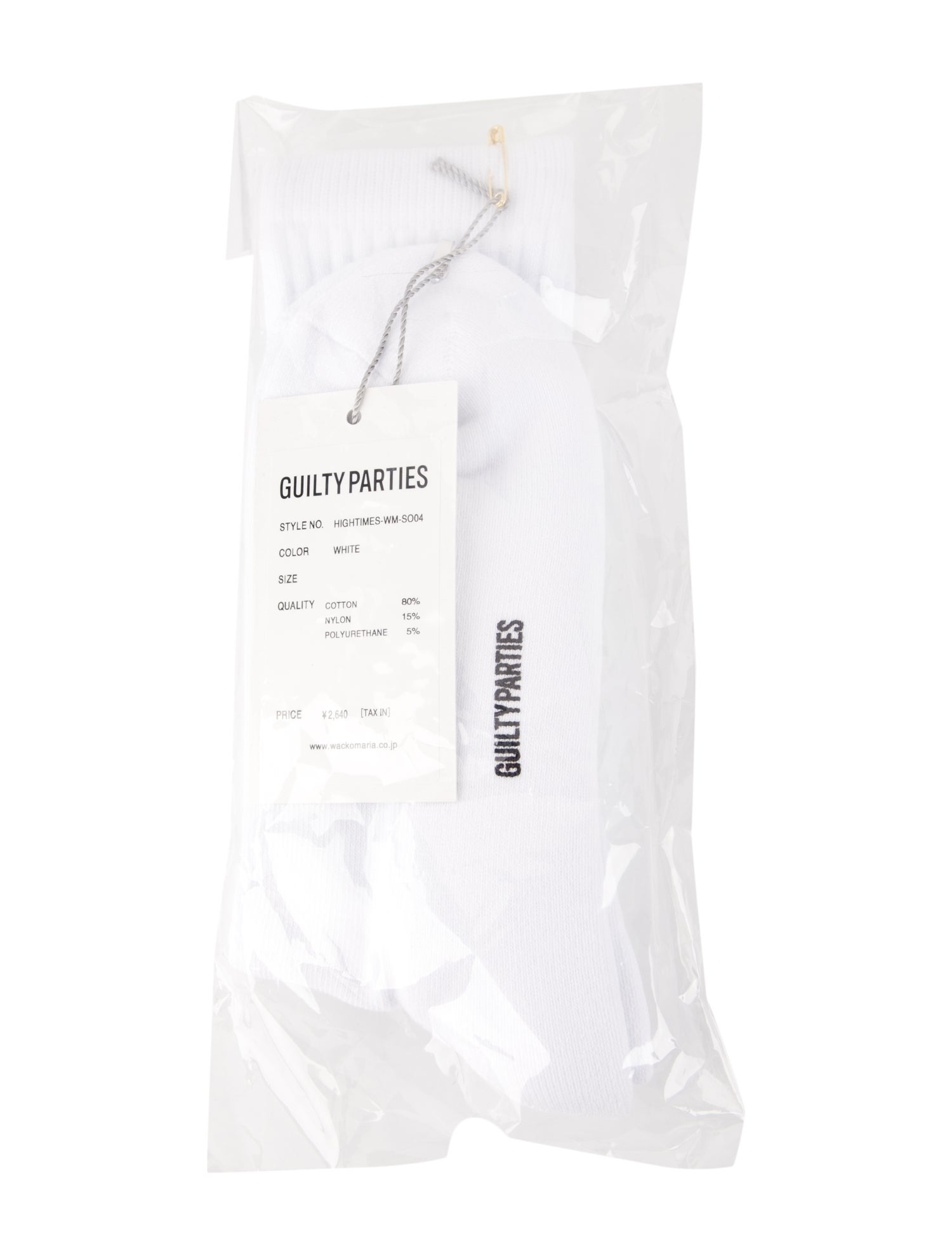 Wacko Maria Guilty Parties Patterned Socks w/ Tags