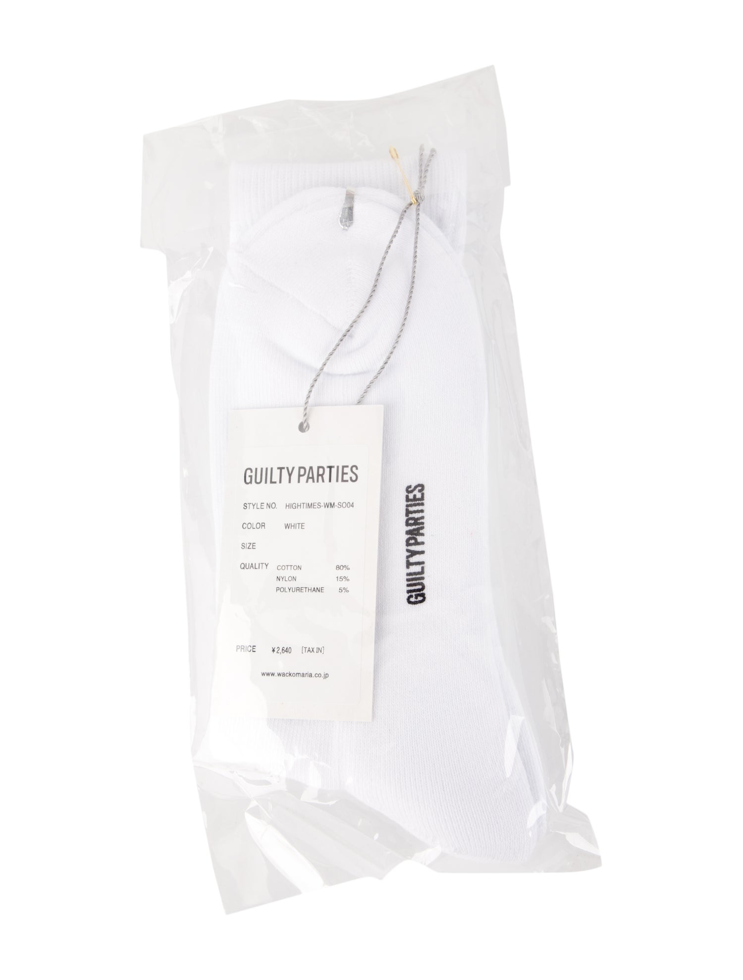 Wacko Maria Guilty Parties Patterned Socks w/ Tags