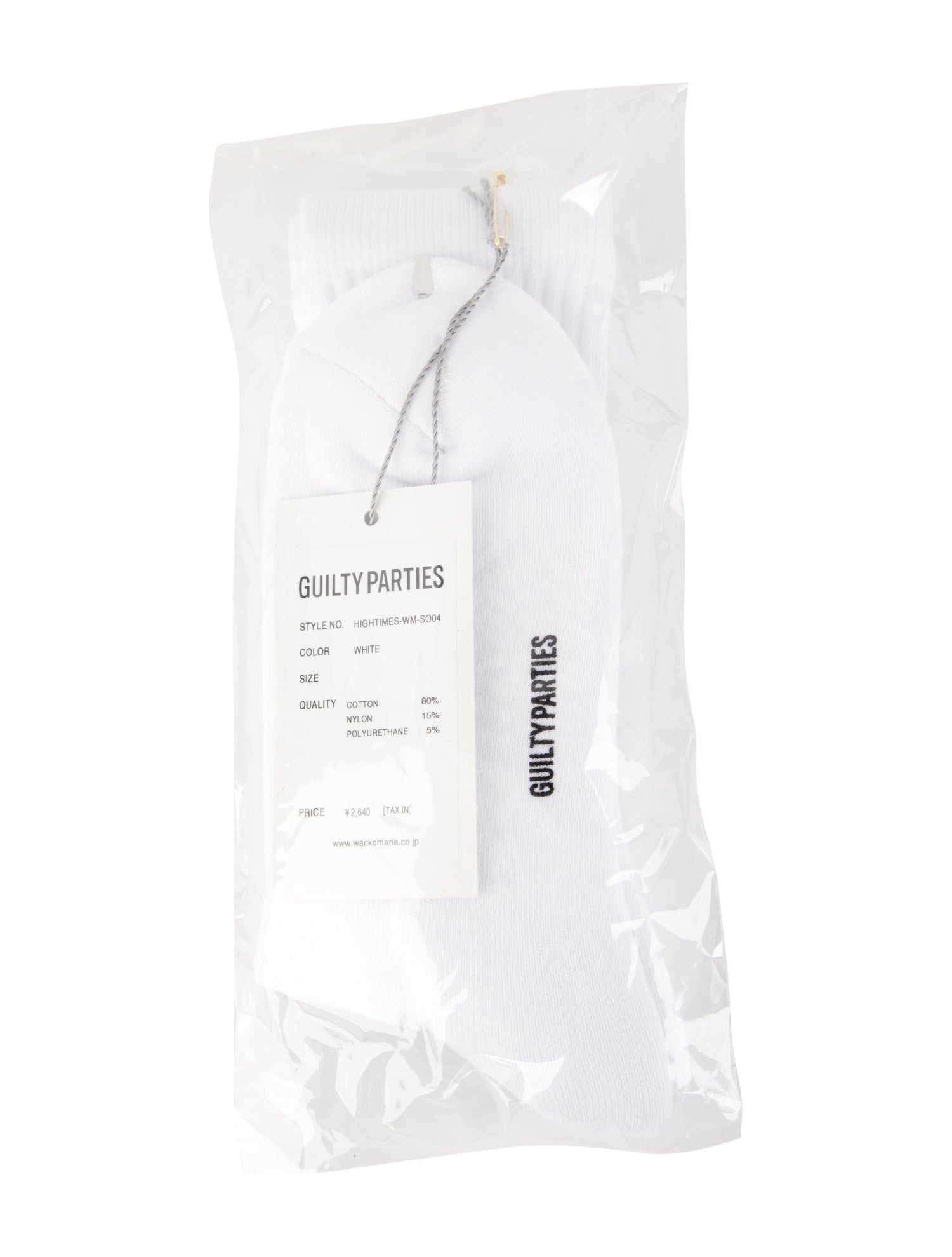 Wacko Maria Guilty Parties Patterned Socks w/ Tags