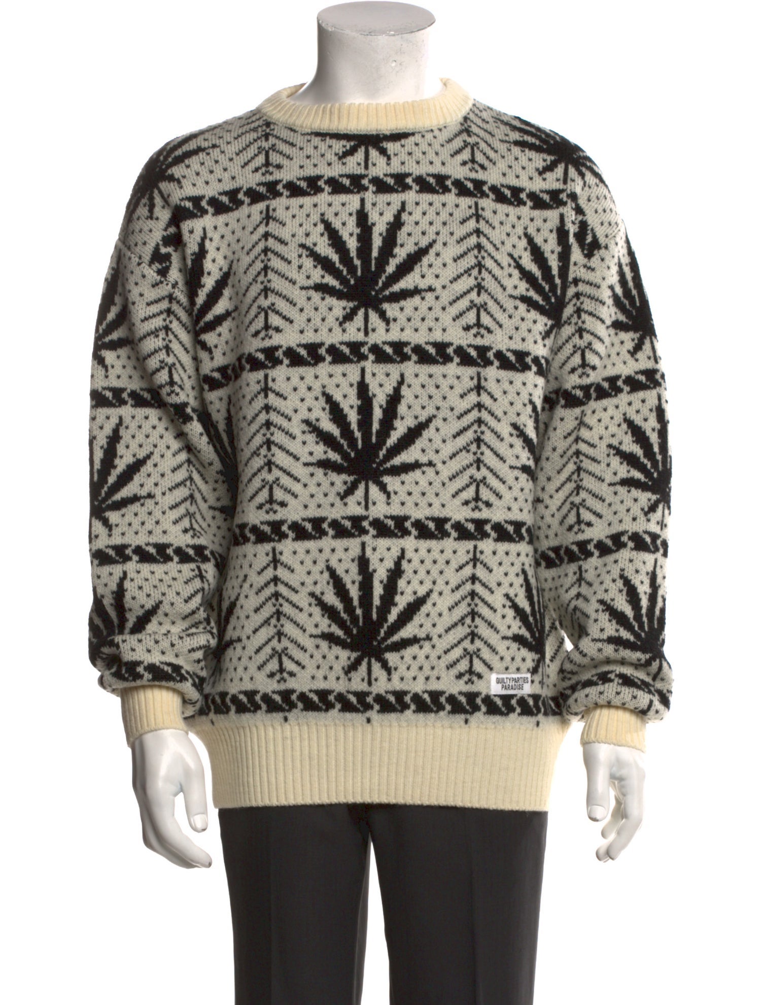 Wacko Maria Guilty Parties Printed Crew Neck Pullover w/ Tags