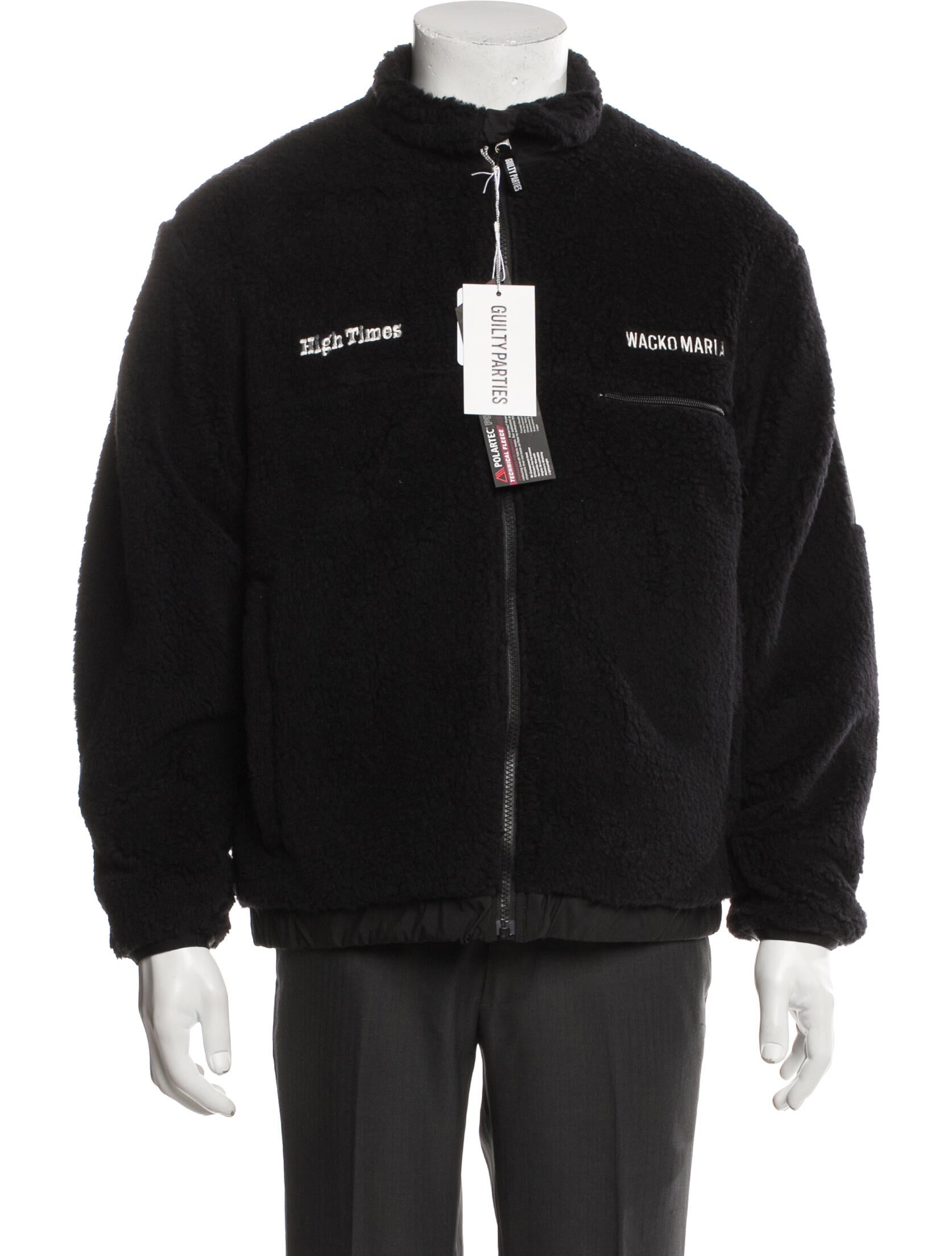 Wacko Maria Guilty Parties Wool Graphic Print Windbreaker w/ Tags