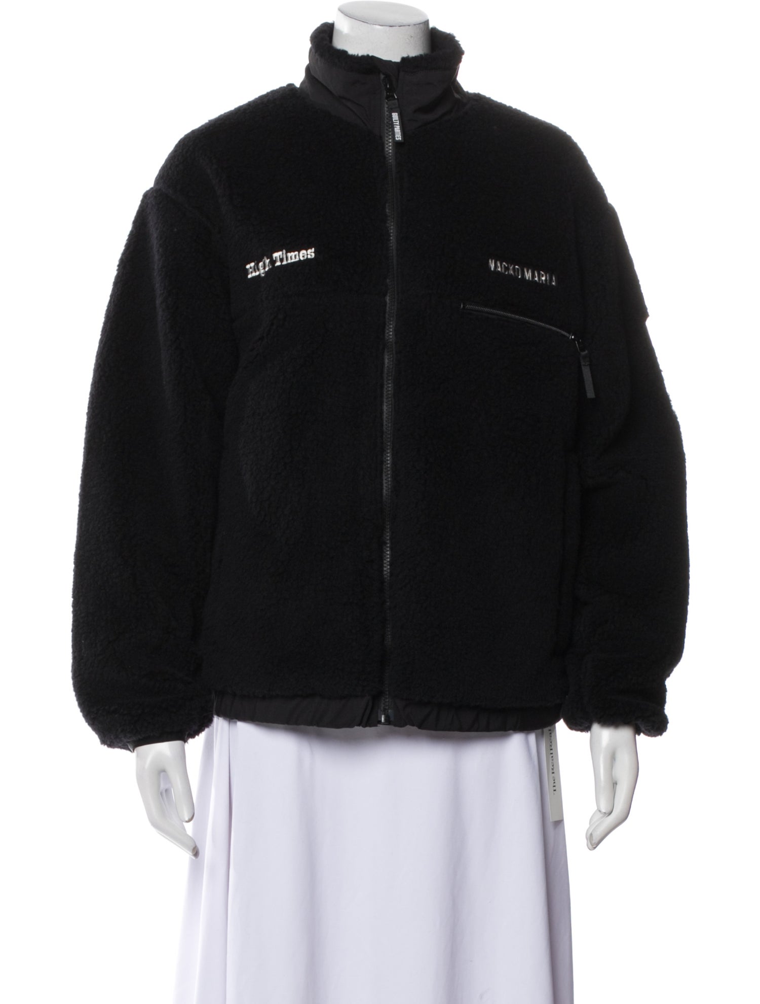 Wacko Maria Guilty Parties Wool Graphic Print Windbreaker w/ Tags