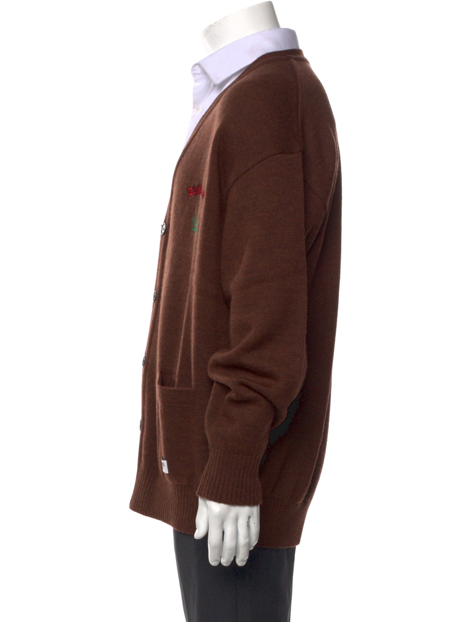 Wacko Maria Guilty Parties Wool V-Neck Cardigan w/ Tags