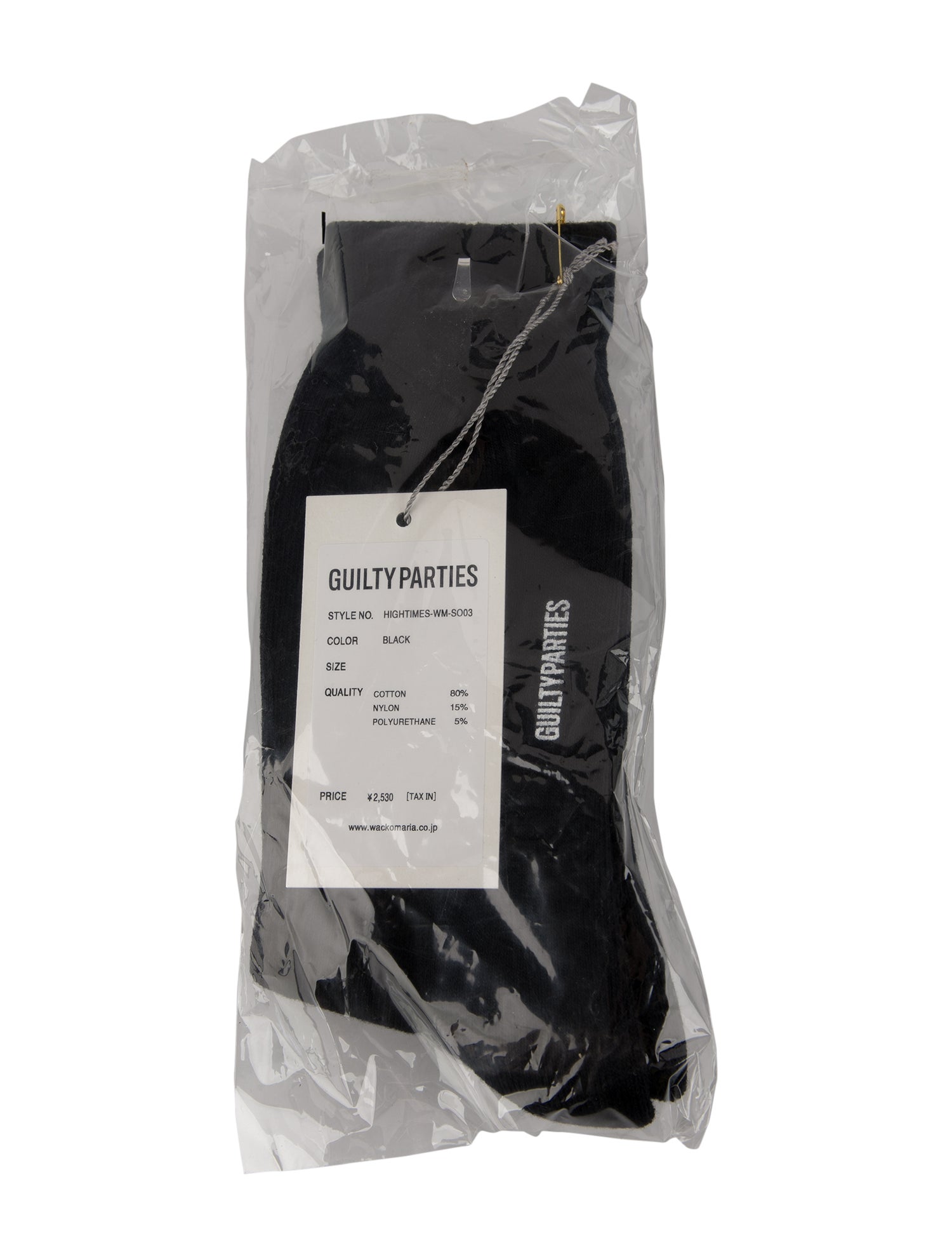 Wacko Maria Guilty Parties Cotton Pattern Print Socks w/ Tags